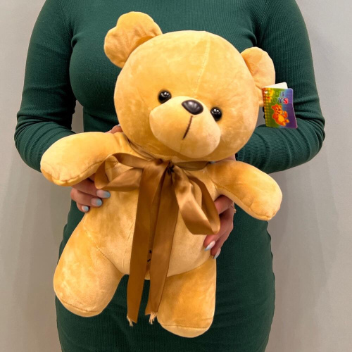 Игрушка Мишка цветной велюровый 40 см. большой арт. 79781