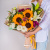 Букет с подсолнухами и лилиями арт. 52963Дв