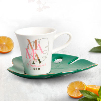 Подарочный набор "Любимой маме" чай, чашка, варенье, прихватка, полотенце N 67451